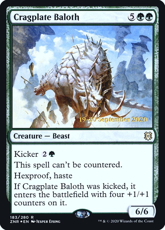 Cragplate Baloth [Zendikar Rising Prerelease Promos] | Galaxy Games LLC