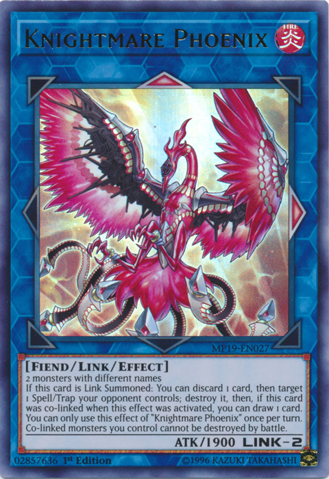 Knightmare Phoenix [MP19-EN027] Ultra Rare | Galaxy Games LLC