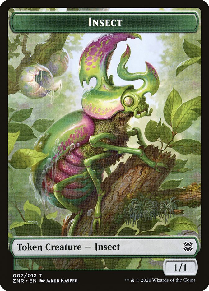 Insect Token [Zendikar Rising Tokens] | Galaxy Games LLC