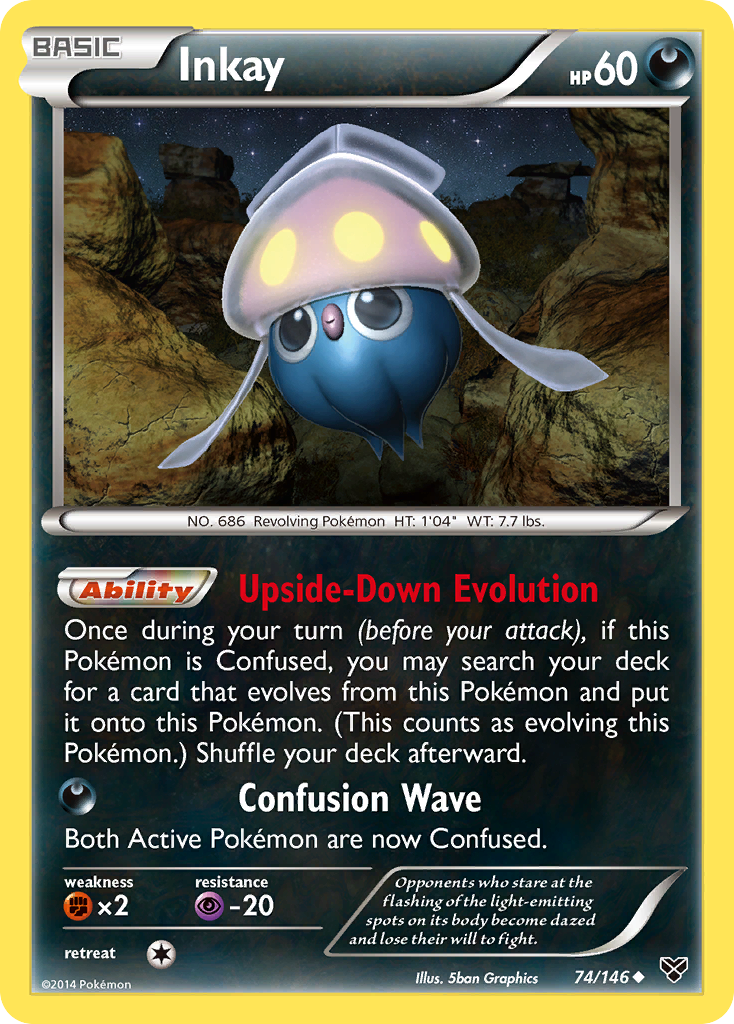 Inkay (74/146) [XY: Base Set] | Galaxy Games LLC