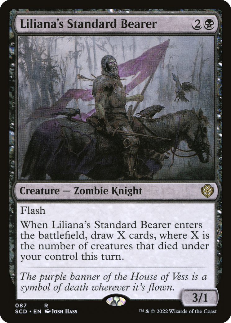 Liliana's Standard Bearer [Starter Commander Decks] | Galaxy Games LLC