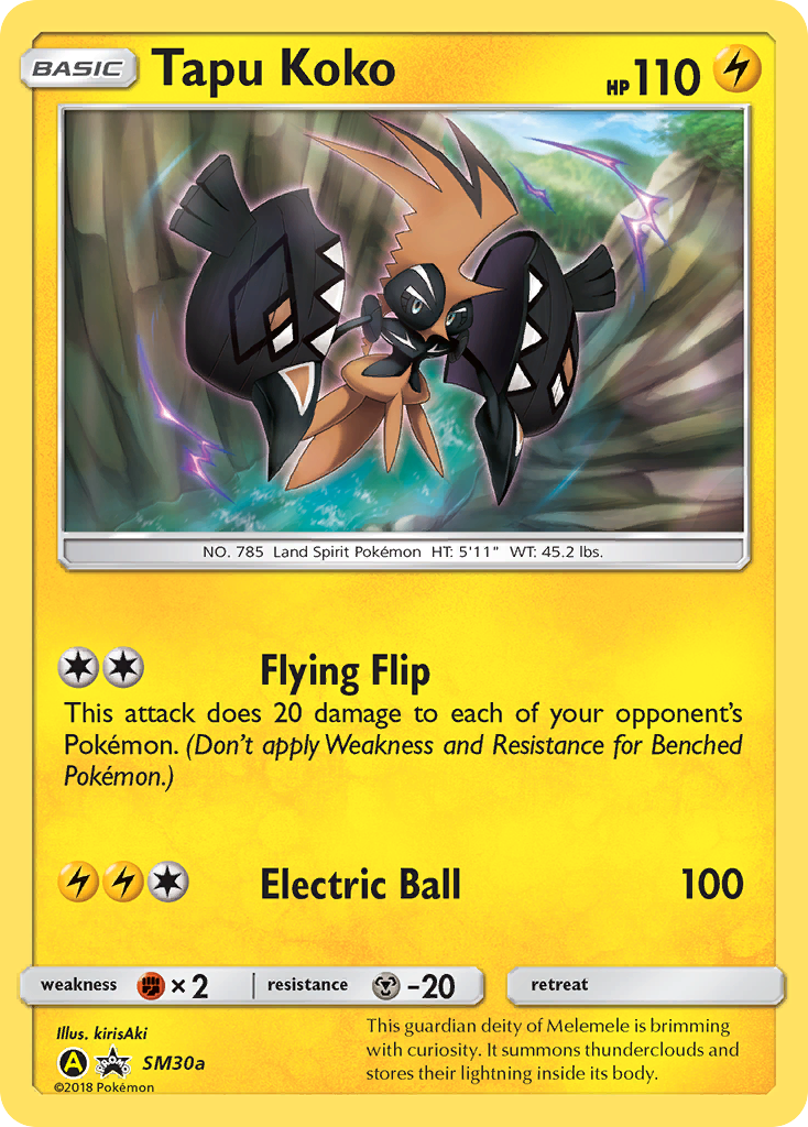 Tapu Koko (SM30a) [Sun & Moon: Black Star Promos] | Galaxy Games LLC