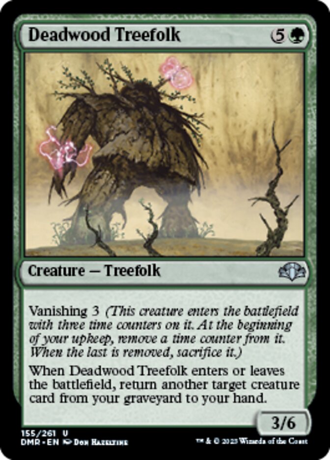 Deadwood Treefolk [Dominaria Remastered] | Galaxy Games LLC