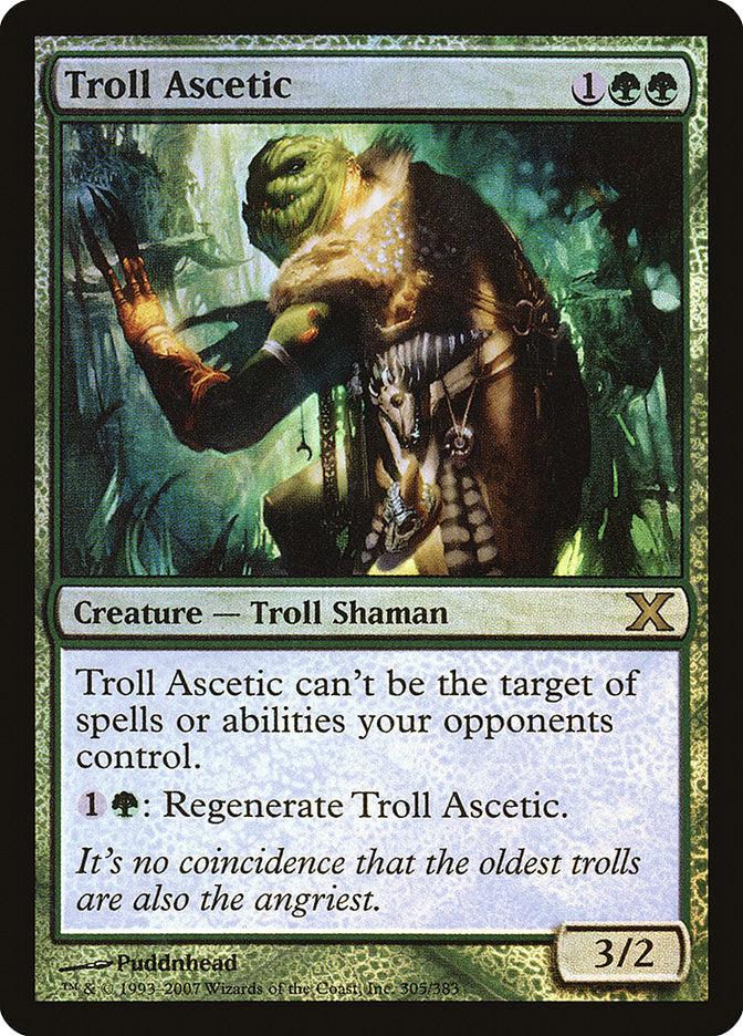 Troll Ascetic (Premium Foil) [Tenth Edition] | Galaxy Games LLC