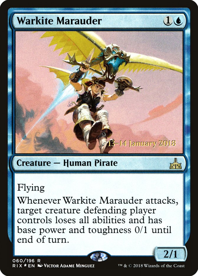 Warkite Marauder [Rivals of Ixalan Prerelease Promos] | Galaxy Games LLC