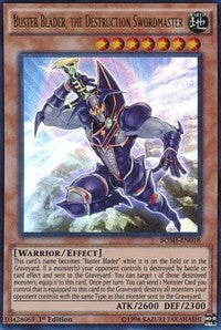 Buster Blader, the Destruction Swordmaster [BOSH-EN018] Ultra Rare | Galaxy Games LLC