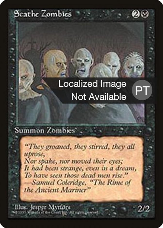 Scathe Zombies [Fourth Edition (Foreign Black Border)] | Galaxy Games LLC