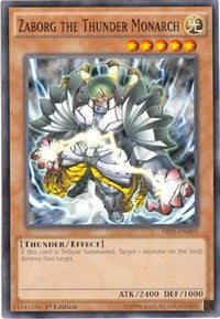 Zaborg the Thunder Monarch [SR01-EN005] Common | Galaxy Games LLC