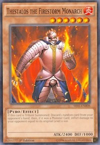 Thestalos the Firestorm Monarch [SR01-EN008] Common | Galaxy Games LLC