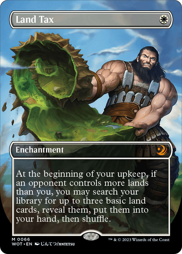 Land Tax (Anime Borderless) [Wilds of Eldraine: Enchanting Tales] | Galaxy Games LLC