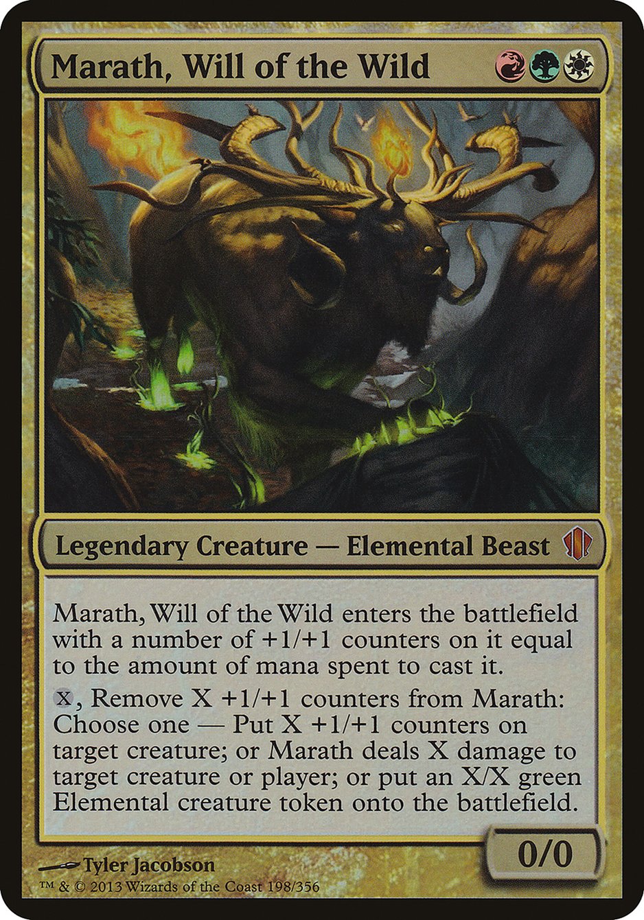 Marath, Will of the Wild (Oversized) [Commander 2013 Oversized] | Galaxy Games LLC