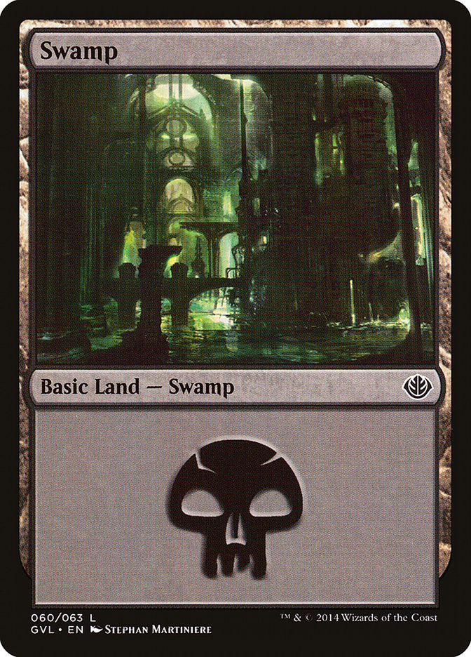 Swamp (60) (Garruk vs. Liliana) [Duel Decks Anthology] | Galaxy Games LLC