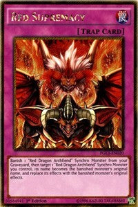 Red Supremacy [PGL3-EN020] Gold Secret Rare | Galaxy Games LLC