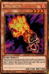 Fire Hand [PGL3-EN022] Gold Secret Rare | Galaxy Games LLC