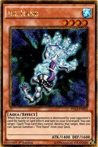 Ice Hand [PGL3-EN023] Gold Secret Rare | Galaxy Games LLC