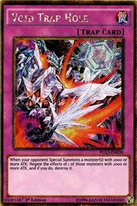 Void Trap Hole [PGL3-EN038] Gold Secret Rare | Galaxy Games LLC