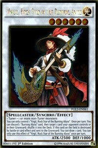 Virgil, Rock Star of the Burning Abyss [PGL3-EN061] Gold Rare | Galaxy Games LLC