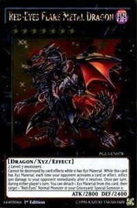 Red-Eyes Flare Metal Dragon [PGL3-EN078] Gold Rare | Galaxy Games LLC