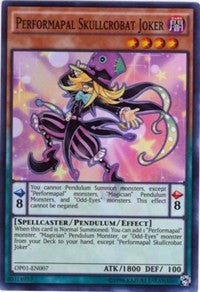 Performapal Skullcrobat Joker [OP01-EN007] Super Rare | Galaxy Games LLC