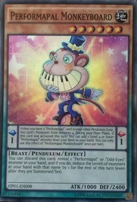 Performapal Monkeyboard [OP01-EN008] Super Rare | Galaxy Games LLC