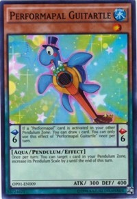 Performapal Guitartle [OP01-EN009] Super Rare | Galaxy Games LLC