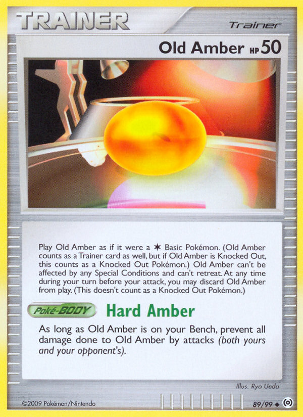 Old Amber (89/99) [Platinum: Arceus] | Galaxy Games LLC