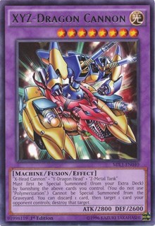 XYZ-Dragon Cannon [MIL1-EN040] Rare | Galaxy Games LLC