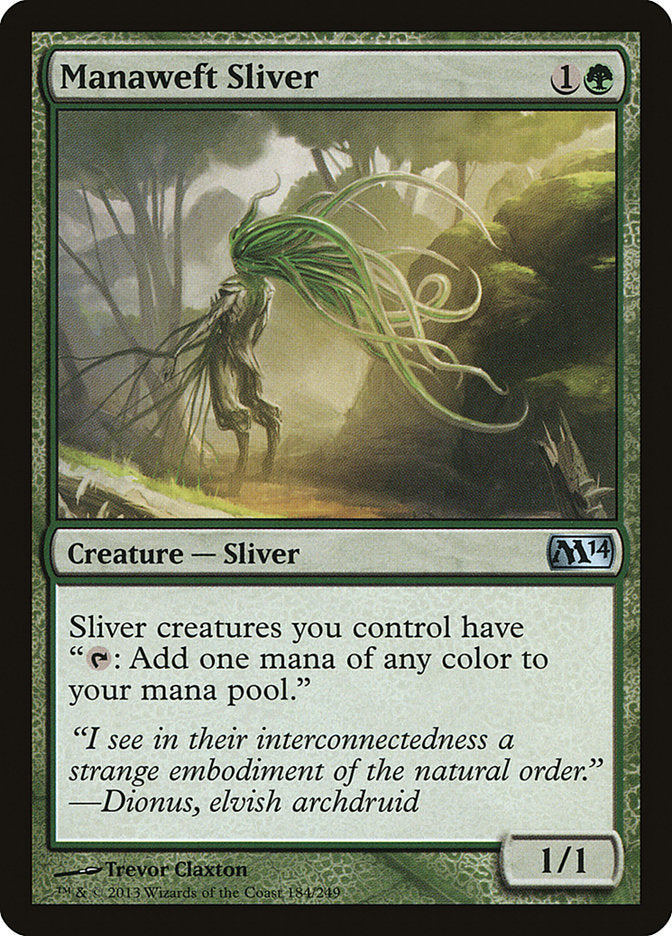 Manaweft Sliver [Magic 2014] | Galaxy Games LLC