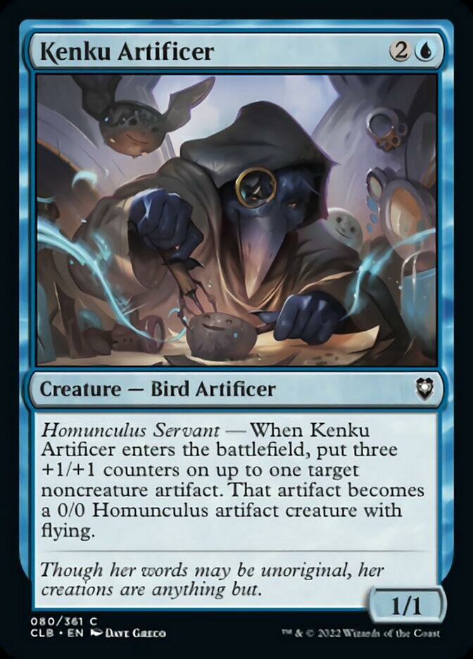 Kenku Artificer [Commander Legends: Battle for Baldur's Gate] | Galaxy Games LLC