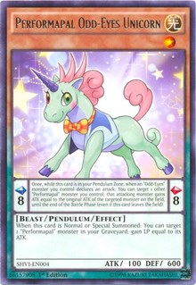 Performapal Odd-Eyes Unicorn [SHVI-EN004] Rare | Galaxy Games LLC