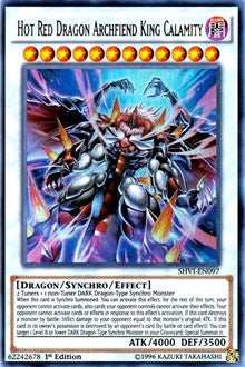 Hot Red Dragon Archfiend King Calamity [SHVI-EN097] Ultra Rare | Galaxy Games LLC