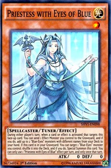 Priestess with Eyes of Blue [SHVI-EN098] Super Rare | Galaxy Games LLC