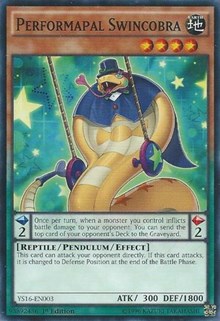 Performapal Swincobra [YS16-EN003] Common | Galaxy Games LLC