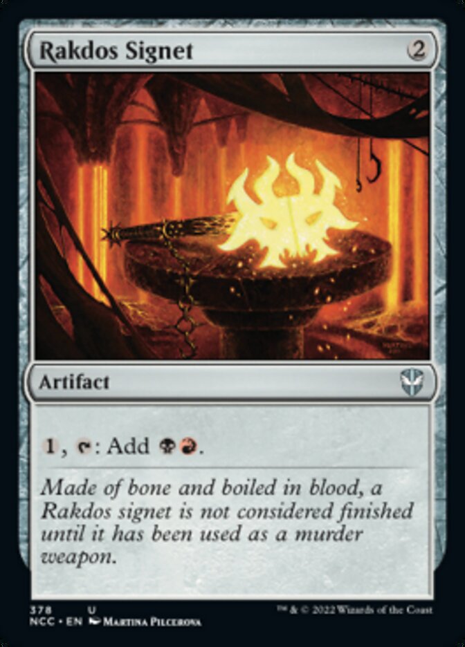 Rakdos Signet [Streets of New Capenna Commander] | Galaxy Games LLC