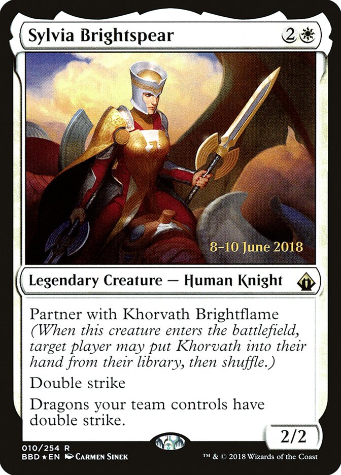 Sylvia Brightspear [Battlebond Prerelease Promos] | Galaxy Games LLC