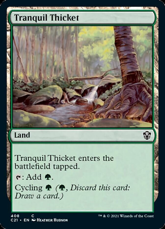 Tranquil Thicket [Commander 2021] | Galaxy Games LLC