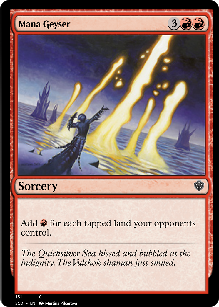 Mana Geyser [Starter Commander Decks] | Galaxy Games LLC