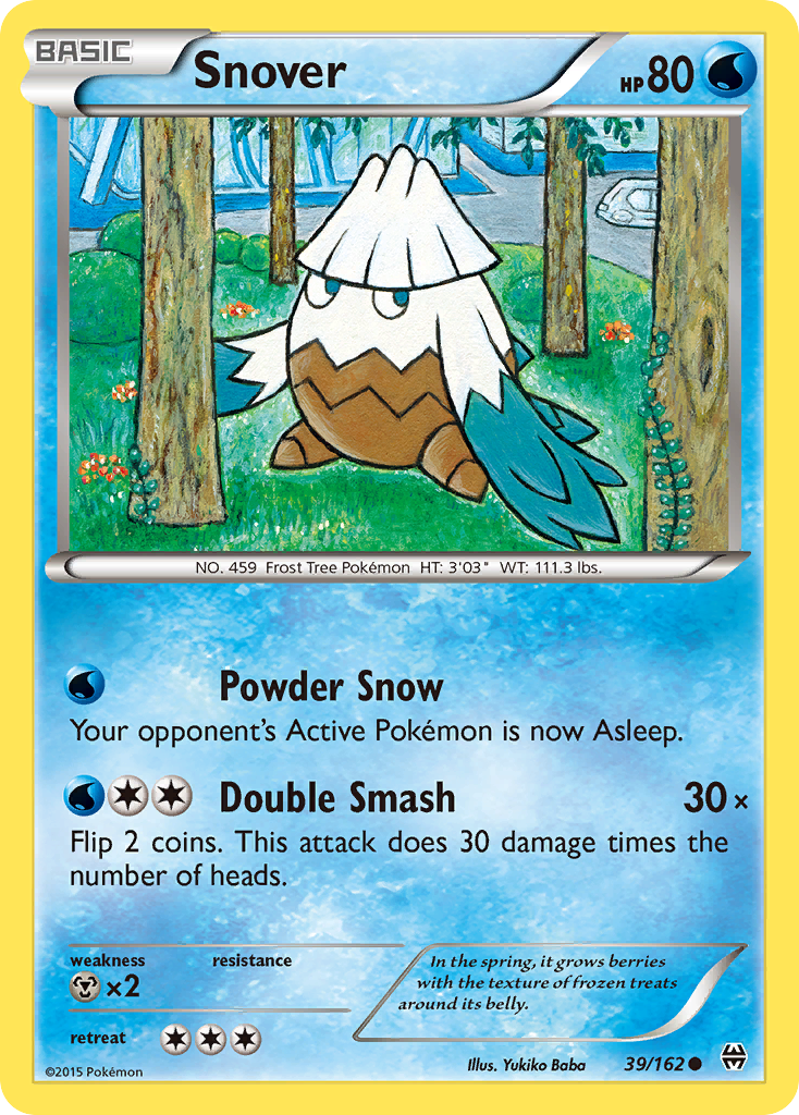 Snover (39/162) [XY: BREAKthrough] | Galaxy Games LLC