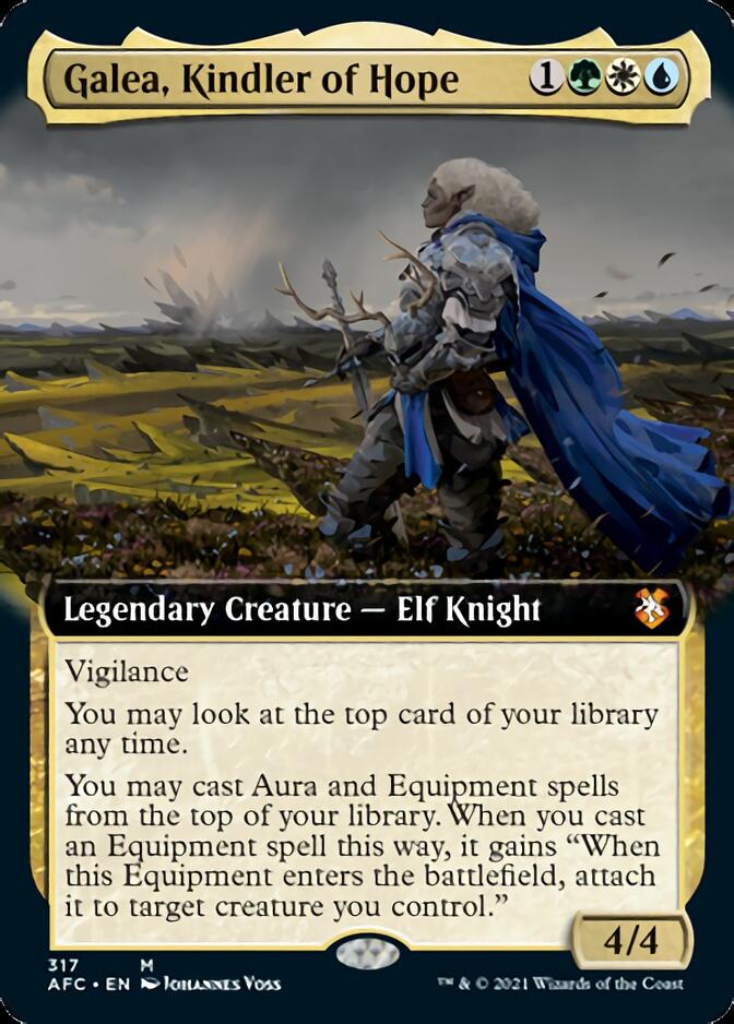 Galea, Kindler of Hope (Extended Art) [Dungeons & Dragons: Adventures in the Forgotten Realms Commander] | Galaxy Games LLC