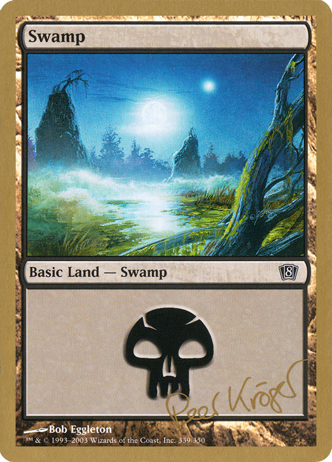 Swamp (pk339) (Peer Kroger) [World Championship Decks 2003] | Galaxy Games LLC