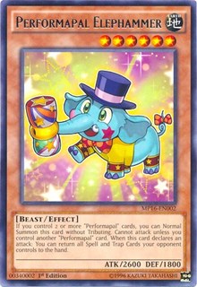 Performapal Elephammer [MP16-EN002] Rare | Galaxy Games LLC