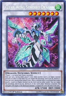 Clear Wing Synchro Dragon [MP16-EN022] Secret Rare | Galaxy Games LLC