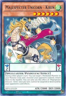 Majespecter Unicorn - Kirin [MP16-EN129] Rare | Galaxy Games LLC