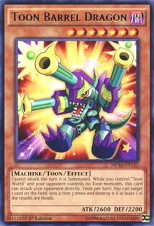 Toon Barrel Dragon [MP16-EN132] Rare | Galaxy Games LLC