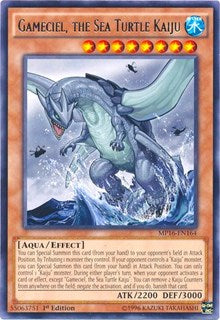 Gameciel, the Sea Turtle Kaiju [MP16-EN164] Rare | Galaxy Games LLC