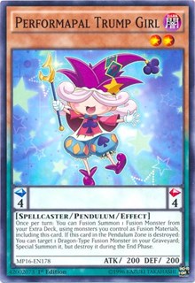 Performapal Trump Girl [MP16-EN178] Common | Galaxy Games LLC