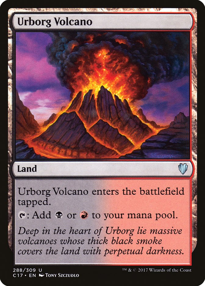 Urborg Volcano [Commander 2017] | Galaxy Games LLC