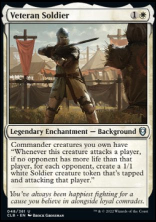 Veteran Soldier [Commander Legends: Battle for Baldur's Gate] | Galaxy Games LLC