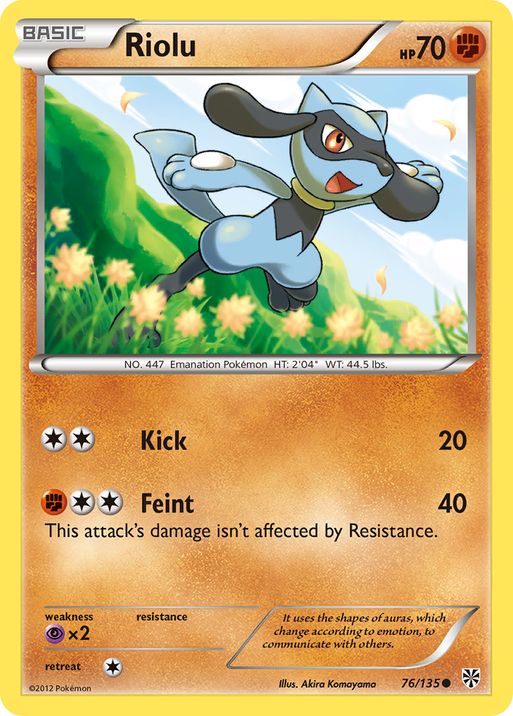 Riolu (76/135) [Black & White: Plasma Storm] | Galaxy Games LLC