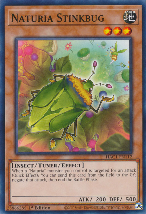 Naturia Stinkbug [HAC1-EN112] Common | Galaxy Games LLC